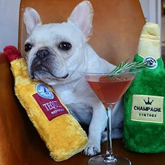 ZippyPaws Happy Hour Crusherz - Zippy Paws Dog Toy for Medium Dogs, IPA Beer