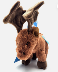 Bark Monty the Moose Plush Dog Toy Brown Small / Medium