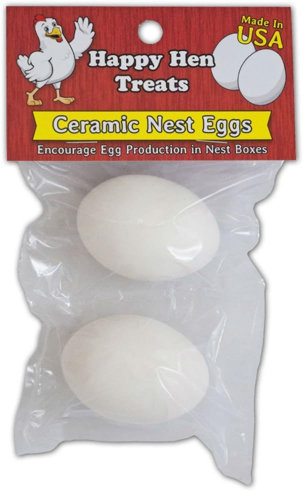 Happy Hen Treats® Ceramic Nest Eggs 2 pack