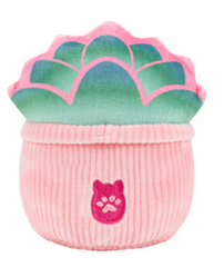 Squishmallows Squeaky Plush Plants Kervena & Afiyah Pink & White 3.5" 2 pack