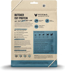 Vital Essentials Freeze Dried Raw Cat Food, Beef & Chicken Mini Nibs Entree, 12 oz