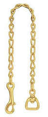 HILASON 30" Western Brass Plated Malleable Iron Swivel Snap Lead Chain