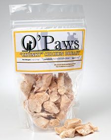 Birsppy Freeze-Dried/Dehydrated Chicken Breast Chunk Treats for Cats & Dogs.