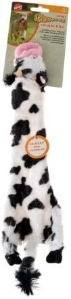 MINI SKINNEEEZ CRINKLER COW DOG TOY