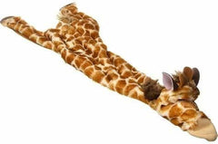 Skinneeez Giraffe Stuffless Dog Toy, Plush with Squeaker and Crinkle, Interactive Tug Toy for Mini and Small Dogs