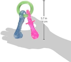 Nylabone Puppy Pacifier Chew Toy, Teething Toys for Puppies, Bacon Flavor