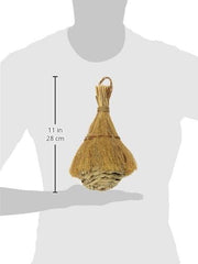 Prevue Pet Products BPV1156 Natural Fiber Finch Covered Tiki Hut for Birds