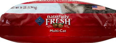 Naturally Fresh Cat Litter Made From Walnut Shells, Unscented, Multi-Cat, Upcycled, Low Dust, Sustainable