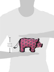TUFFY - World's Tuffest Soft Dog Toy - Barnyard Pig- Multiple Layers. Made Durable, Strong & Tough. Interactive Play (Tug, Toss & Fetch). Machine Washable & Floats… (Junior)
