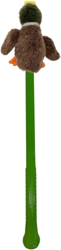 Flingerz Furry Duck on a Stick Dog Toy