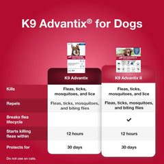 K9 Advantix™ II for Extra Large Dogs – 2 Monthly Doses