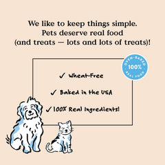 Bocce's Bakery Oven Baked Bone Broth Treats for Dogs – 5 oz
