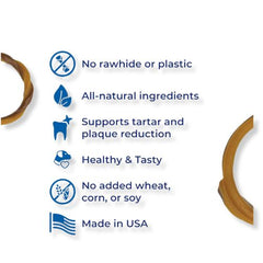 N-Bone® Mega-Bone Long-Lasting Chew – Cheeseburger Flavor (6 Count)