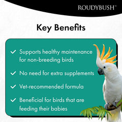 Roudybush Daily Maintenance Bird Food Medium Pellets – 2.75 lb