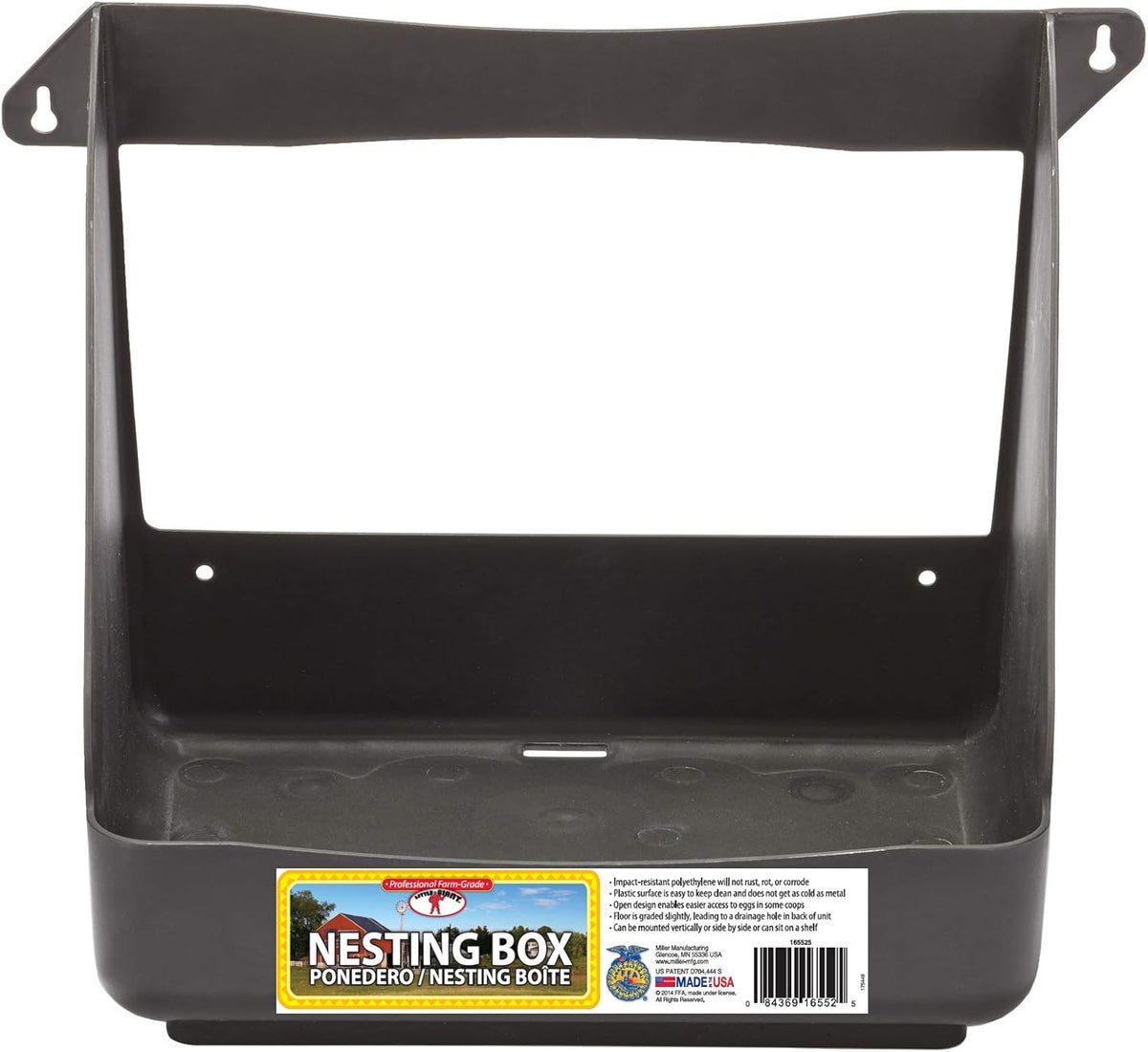 Little Giant® Open Nesting Box – Durable, Easy-to-Clean Poultry Nest