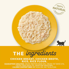 Applaws Natural Wet Kitten Food – Chicken Breast in Broth (24 x 2.47 oz Cans)