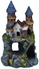 Penn-Plax Age-of-Magic Enchanted Castle Aquarium Decoration – Safe for Freshwater and Saltwater Fish Tanks – Small