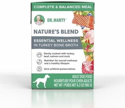 Dr. Marty Nature's Blend Essential Wellness Adult Dog Food (6.3 oz) - [Turkey Bone Broth]