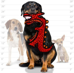 TUFFY - World's Tuffest Soft Dog Toy - Dinosaur Destructosaurus - Multiple Layers. Made Durable, Strong & Tough. Interactive Play (Tug, Toss & Fetch). Machine Washable & Floats.