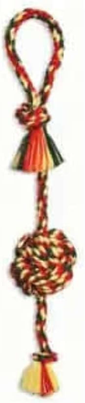 Mammoth Pet Products Flossy Chews Color Monkey Fist Tug, Large, 26-Inch, multicolored