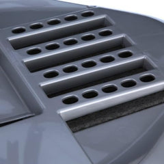 Van Ness Pets Large Enclosed Corner Cat Litter Box with Odor Door, Hooded Pan, Grey, CP9