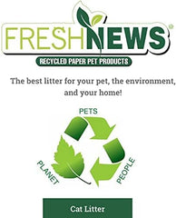 Fresh News Recycled Paper, Original Pellet Cat Litter