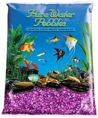 World Wide Imports Nature's Ocean Pure Water Pebble Aquarium Gravel - Purple Passion