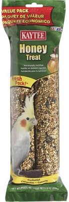 Forti-Diet Cockatiel Treat Stick, Honey, 8-oz