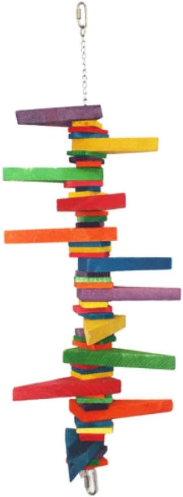 A&E Cage Company 52401392: Toy Hbk Wood Colored Blocks/Wedge