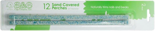 A&E Cage Company 52401223: Perch Replacement Sand 12In/2Pk