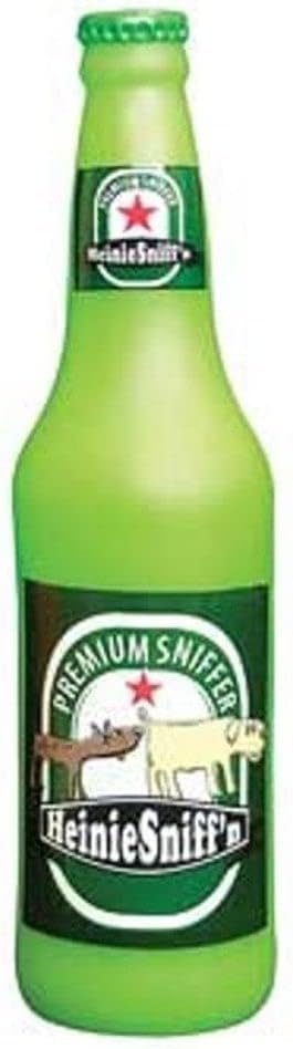– Heinie Sniff'n Beer Bottle - Dog Toy - 100% Vinyl. Made Durable & Strong. Novelty Play Toy. 14 Bottles to Choose from and it Floats