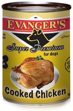 Evanger's Organic Chicken Dog 12 pk/13.2Oz Cans