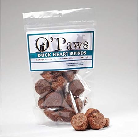 O'Paws Duck Heart Rounds 4oz