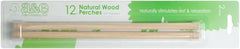 A&E Cage Company 52401222: Perch Replacement Wood 12In/2Pk