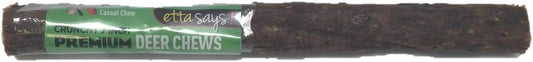 Etta Says Crunchy Deer Chew Wrapped All Natural Grain Free Chewable Dog Treat 7"