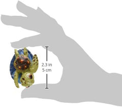 Disney Penn-Plax Squirt Mini Aquarium Ornament for Finding Nemo - Fun Decoration for Your Smaller Tank with This Friendly Turtle Riding a Wave