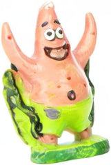 Penn-Plax Officially Licensed Spongebob Squarepants Aquarium Ornament – Patrick (Mini/Small Size) – Perfect for Freshwater and Saltwater Tanks