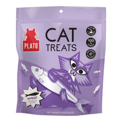PLATO Pet Treats Cat Treats - Single Ingredient, Healthy Treats for Indoor Cats  - 2.5 oz