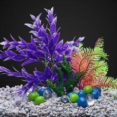 GloFish aquarium Gravel 5 Pounds, White, Complements GloFish Tanks (29022)