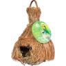 Prevue Pet Products BPV1156 Natural Fiber Finch Covered Tiki Hut for Birds