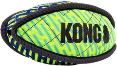 KONG Armor Football Assorted Dog Toy – Medium, Heavy-Duty Fabric Fetch & Chew Toy