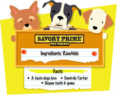 Savory Prime 6-7” American Supreme Knotted Bone Beef 2 pack