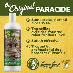 Happy Jack® Paracide Flea & Tick Shampoo – 8 oz
