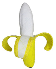 Tuffy Funny Food Banana Dog Toy Yellow Tuffy Funny Food Banana Dog Toy Yellow