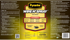 PYRANHA Wipe N' Spray for Horses