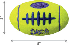 KONG AirDog® Squeaker Football – Medium Dog Fetch Toy