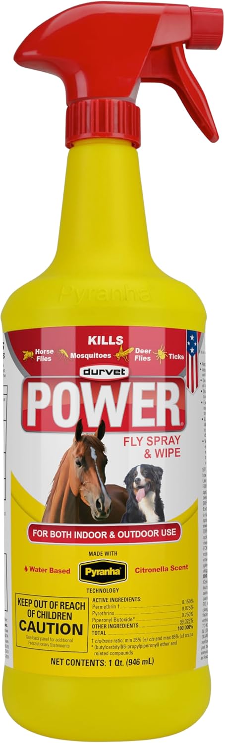 POWER® Fly Spray &amp; Wipe – Citronella Scented Insect Control