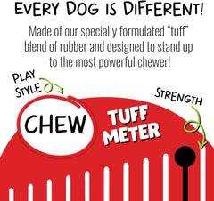 Jolly Pets® Jolly Tuff Toppler – 5" Red