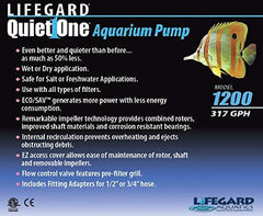 Quiet One Lifegard Aquarium Pump