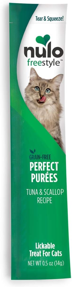 Nulo Freestyle Perfect Purees Grain-Free Cat Food Topper/Treat 0.5 oz, 48 pk